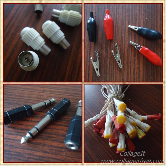 Букси за телевизор, букси за кабел, конектор, гумен банан щекер.