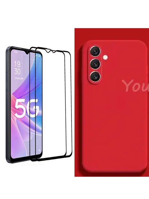 Samsung A15/A16/A25/A35/A55 Husa Interior Fin + Folie Sticla/Silicon