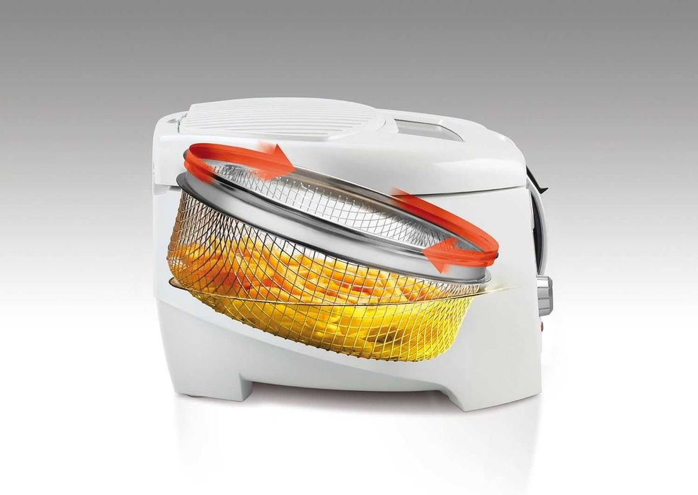Фритюрник DeLonghi F28211.W1 RotoFry, 1800W, 1.2л.