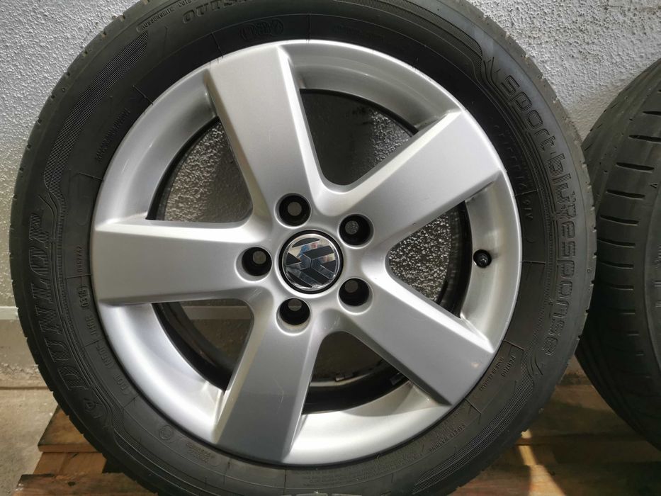 Jante Originale Vw Golf 5 / 6 / 7 R 16 cu anvelope de vara