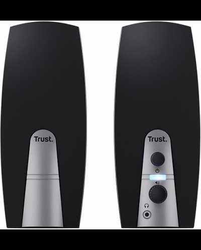 Аудио система Trust - MiLa, 2.0, черна