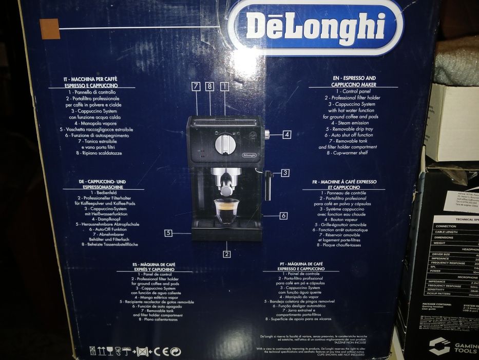 Aparat de cafea delonghi