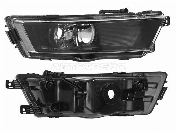 Фара противотуманная Skoda Rapid