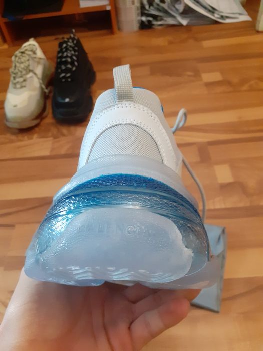 Balenciaga triple s dark blue