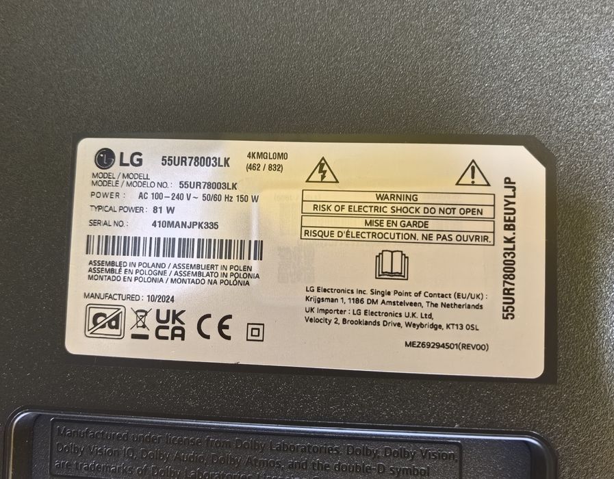 Платка за LG 55UR78003LK EAX70042605