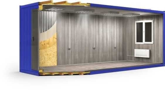 Сборно разборные многоцелевые бытовки для строителей.