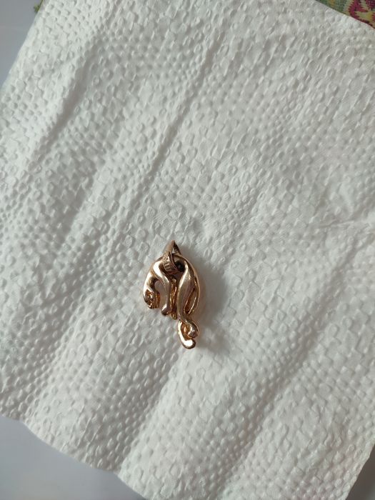 Кулон позолоченный