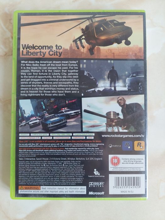 [Xbox360] Vând joc GTA 4 (iv) original și complet pt Xbox 360 //poze