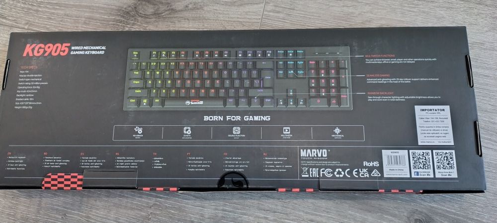 Tastatură Gaming Scorpion Marvo KG905