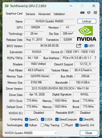 Mощна работна станция Lenovo ThinkStation P510 | 64GB DDR4 | 1.86TB SSD | Quadro M4000 8GB