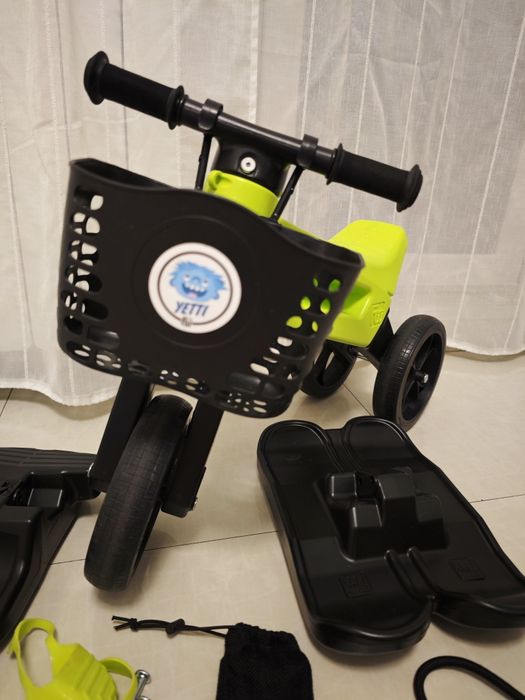 Bicicleta fara pedale Funny Wheels Rider YETTI SUPERPACK 3 in 1
