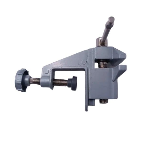 Mini menghina din fonta, prindere de masa, nicovala, 10 cm, gri