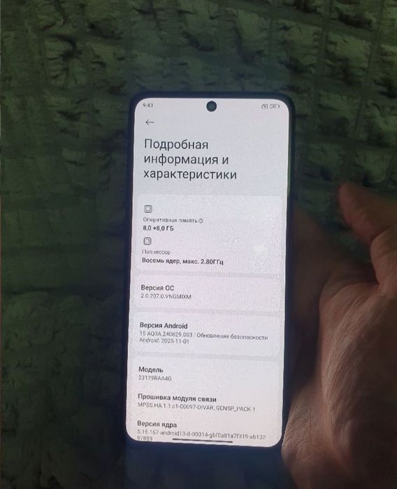 Srochna sotiladi Xiaomi Redmi Note 13 8+8/256Gb Black Original