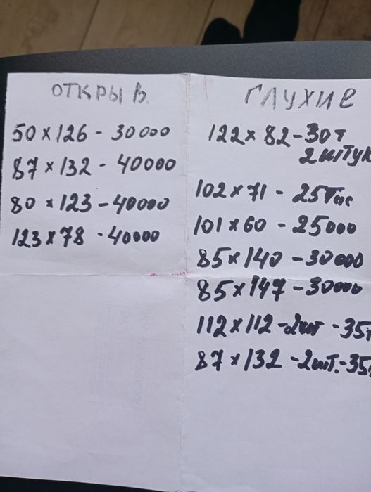 Продам пластиковые окна в комплекте.