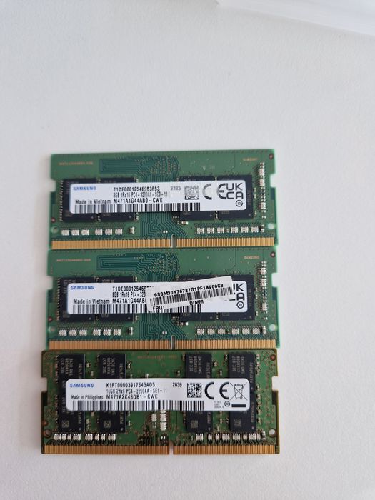 Ram 8/16  GB DDR 4/ DDR 5 3200hz laptop