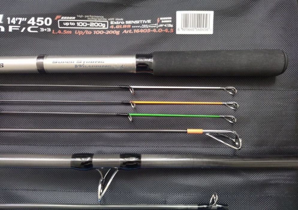 Фидeр+кaрповое удилище 2в1 Dаyо КINZНAL Сarbоn СОМВO 4,5 м 4 Lbs