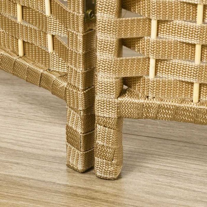 HOMCOM 4-частичен разделител за стая, сгъваем параван за поверителност