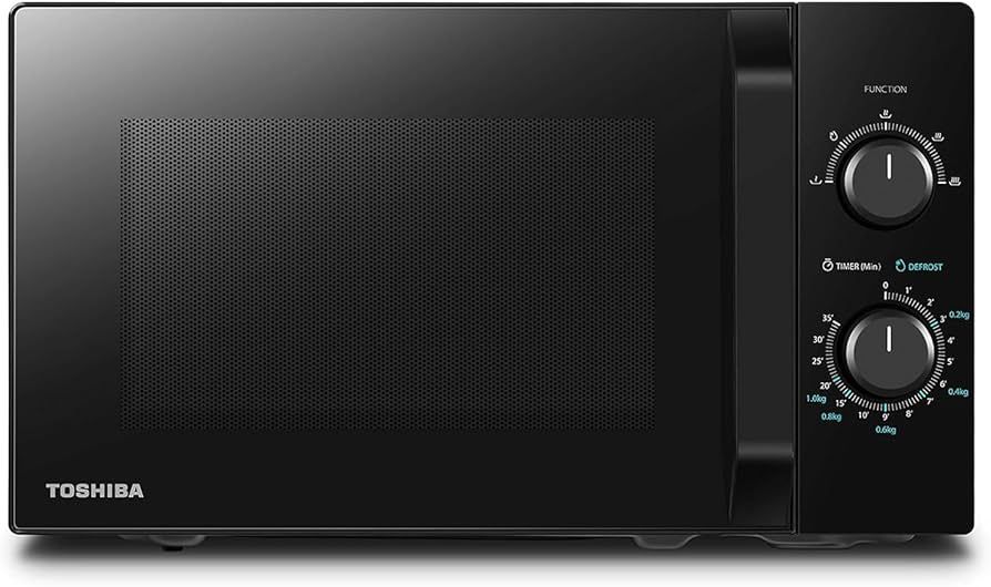 Микровълнова фурна TOSHIBA 20 л, грил 1000W, 5 нива, черна