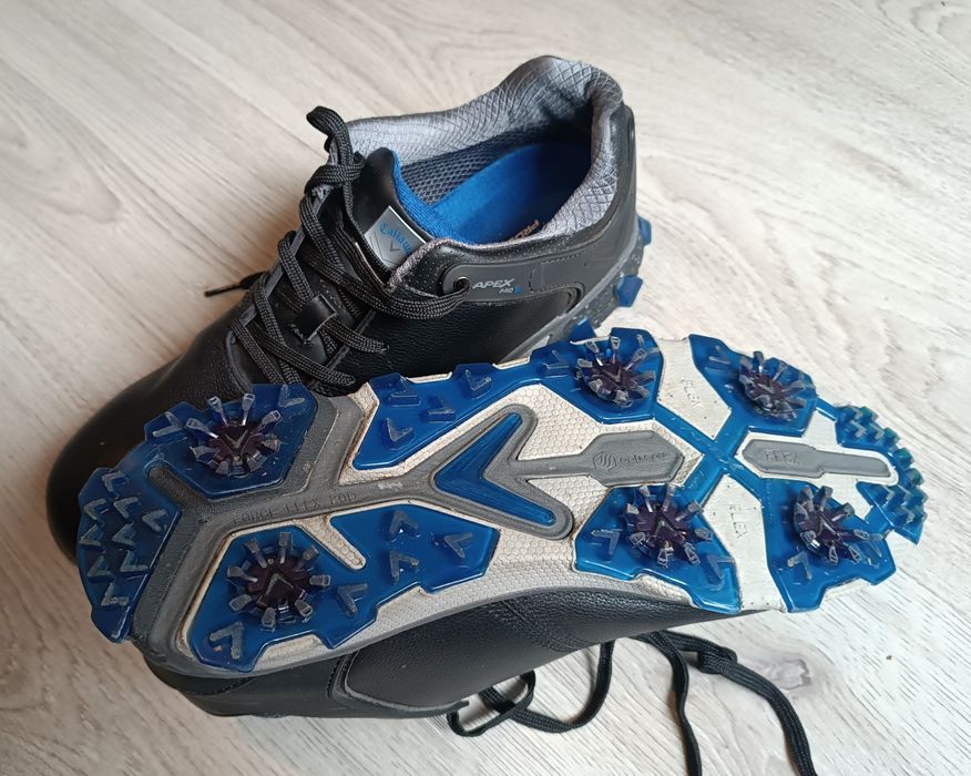 Голф обувки 45 Callaway Apex Pro S

Един път обувани, неразличими от н