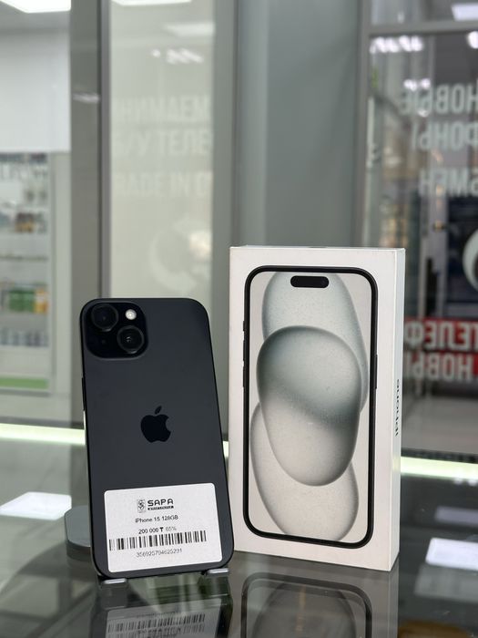 айфон 15 черный 85%