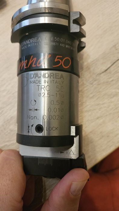 Прецизна расточна глава D'Andrea TRC 50 + SFTP 50 + BT 40