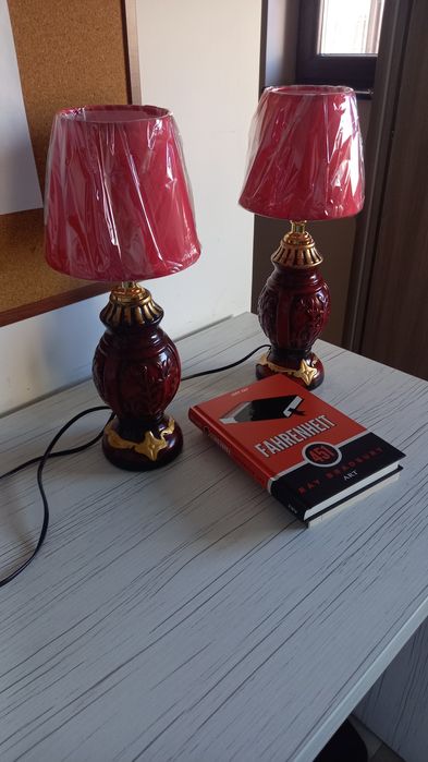 2 lampi din ceramică noi ne folosite.
