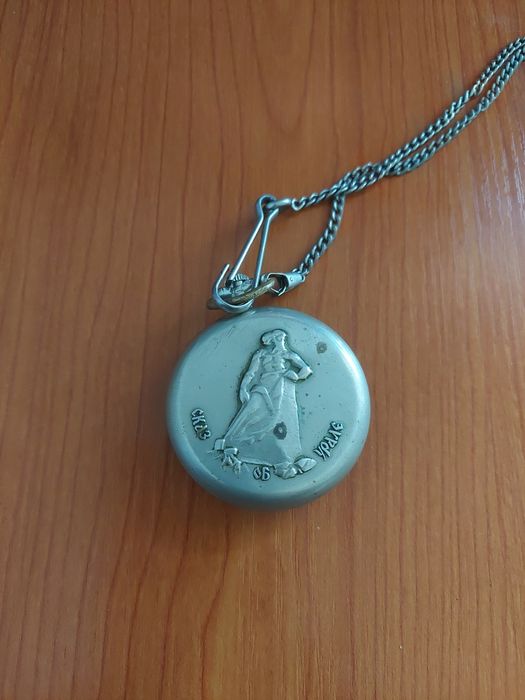 Часы карманные нерабочий мельхиор