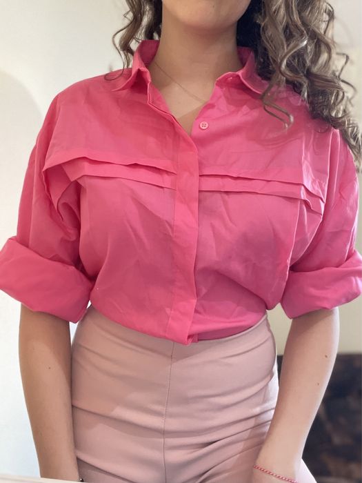 Нова тъмно розова риза