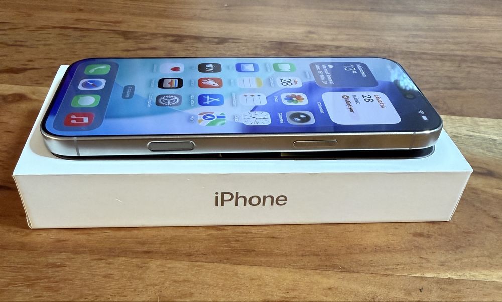 iPhone 16 Pro Max 5G, 256GB, Natural Titanium-100% Baterie