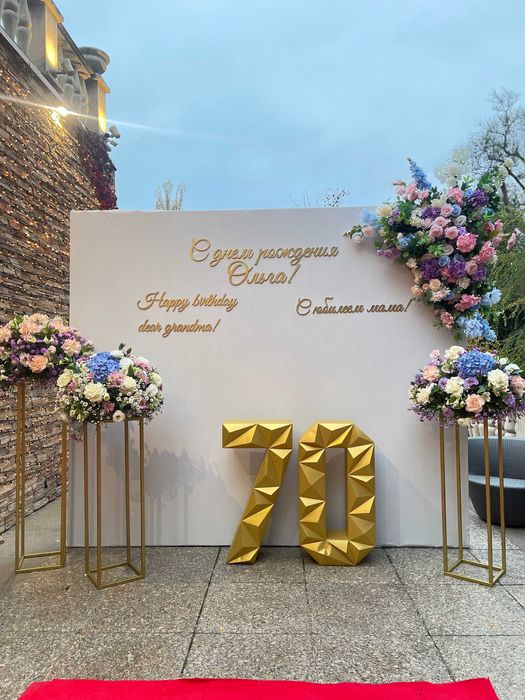 Фотозона на день рождения девочке