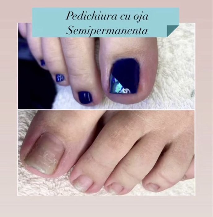 Ofer servicii de manichiura pedichiura machiaj si coafat simplu