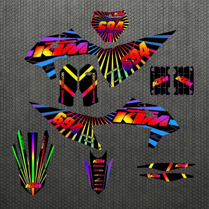 Графика/наклейки на эндуро мотоциклы