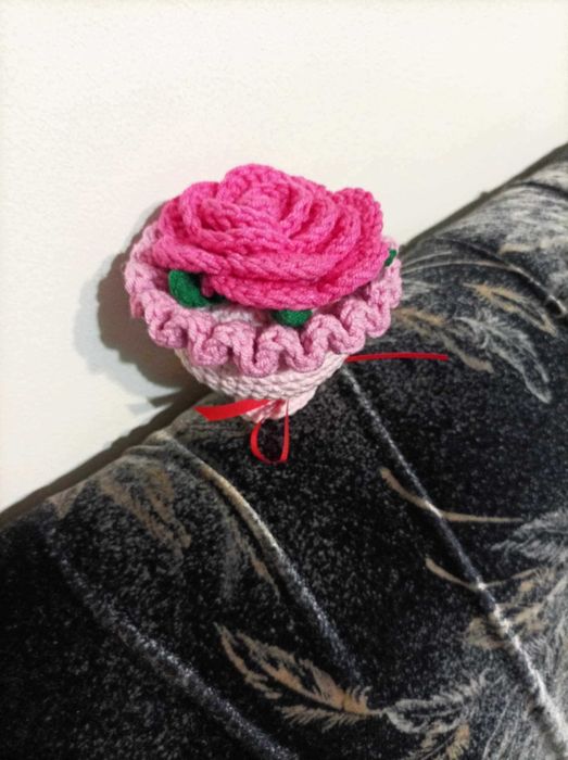 Букет амигуруми на една кука