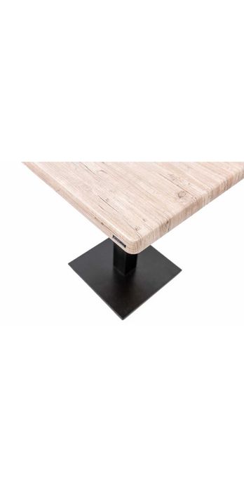 Mese pătrate 70 x 70 cm cu picior central DUBLIN WASHINGTON PINE