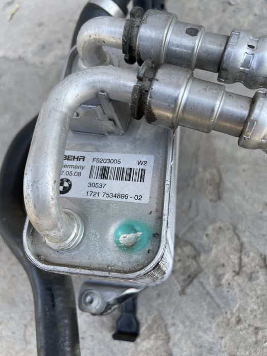 Теплообменник на BMW E60 БМВ Е60