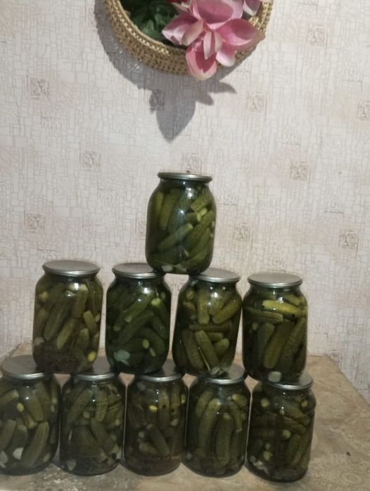 Продам домашние разносолы, огурцы солёные,