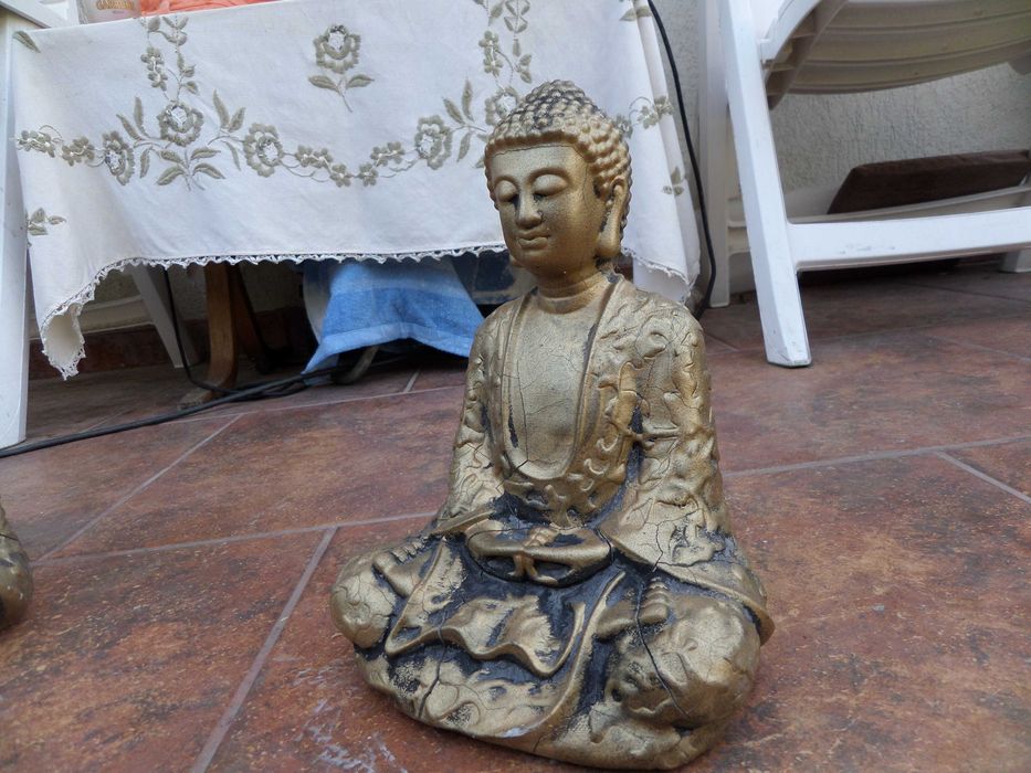 Buddha statueta cu patina 28 cm inaltime frumoasa,deosebita ieftina