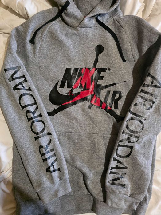 NIKE AIR JORDAN JUMPMAN FLEECE Мъжки Суичър Горница С Качулка Раз.M