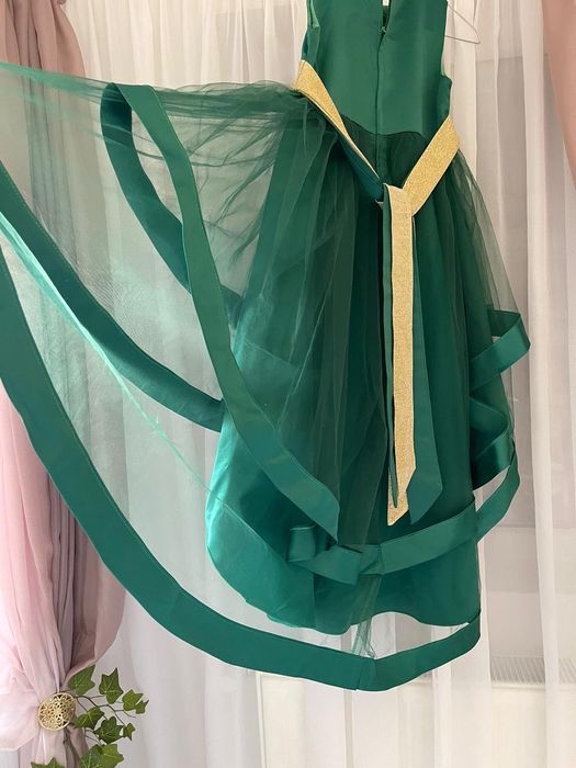 Rochie ocazie / seară fete 8-11 ani verde