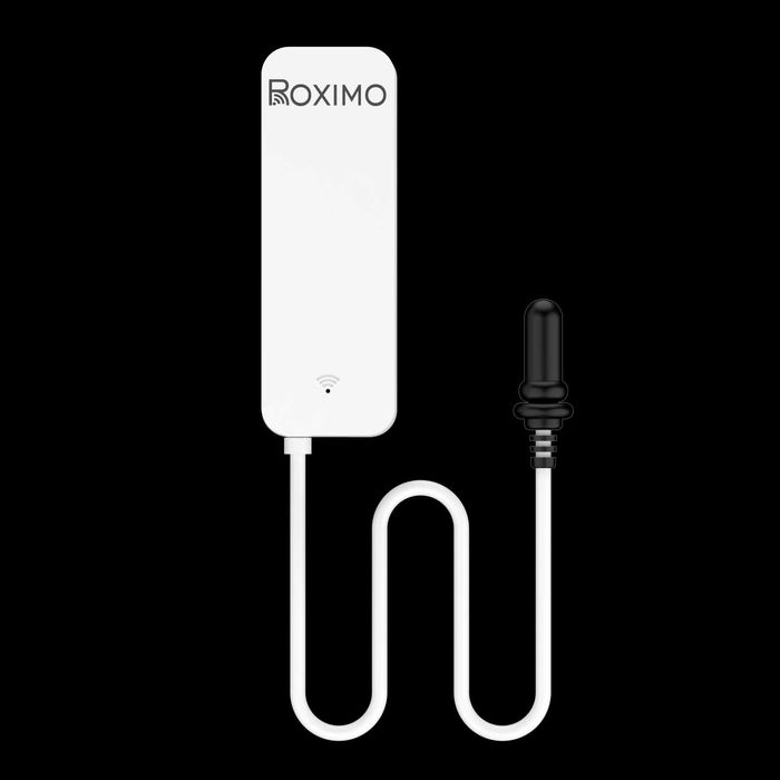 Умный Wi-Fi датчик темп. и влажности с внешним зондом ROXIMO SWTHP01