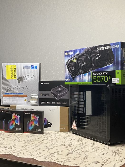 Мини компьютер ПК 14600K + RTX 5070 TI