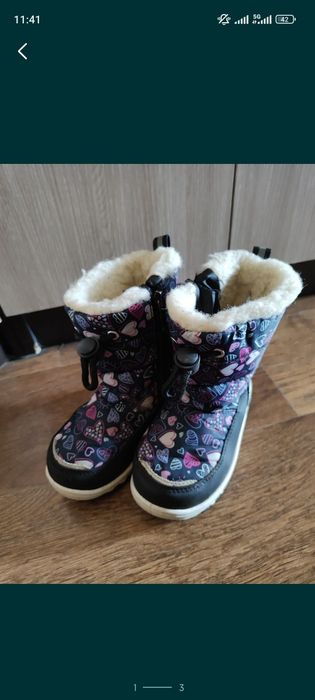 Зимние сапоги для девочки