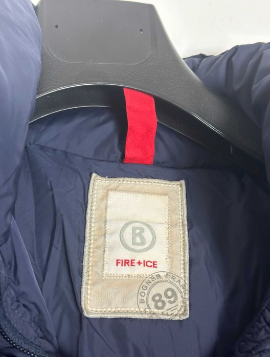 Palton damă Bogner Fire+Ice M/L puf și pene geacă iarnă bleumarin