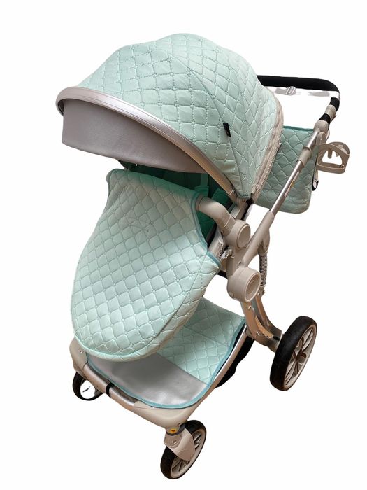 Carucior 2 in 1 landou și sport eggshape  mint