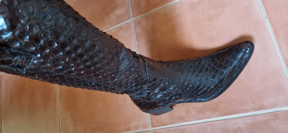 Enzo Bertini - Cizme maro piele Italia