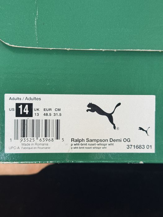 Puma Ralph Sampson Demi OG - Размер 48.5