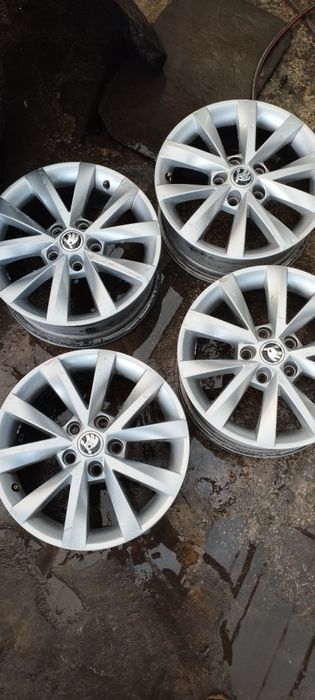 Оригинални лети джанти 16 цола,Skoda Octavia ,VW,Audi,Seat перфектни