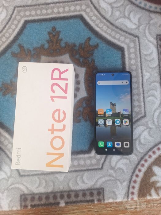 Redmi R 12 sotiladi xotira 8/128 umuman aybi yo‘q 1 oy kafolati bor.