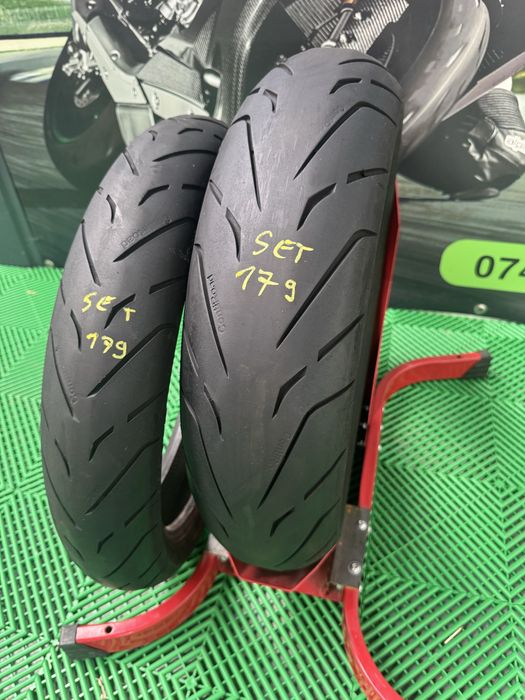 Set Anvelope Moto 110 70 17 si 150 60 17 Continental Road attack 2021 Cauciuc Fata spate Set179
