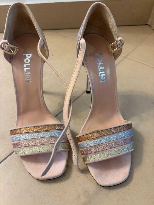 Сандали Pollini на висок ток